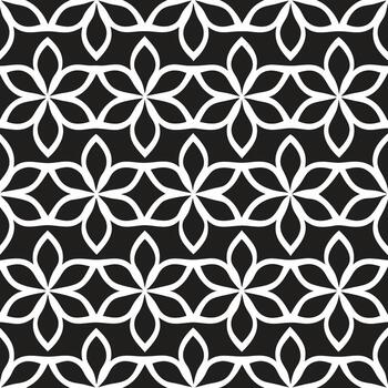 Intricate Hexagonal Grid Pattern for Contemporary Designs vector