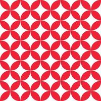 Classic Black and White Circular Geometric Pattern Design vector