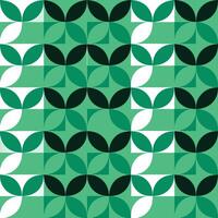 Stylish Monochrome Geometric Texture with Circular Forms vector