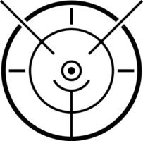 Sniper scope crosshair with target navigation, sniper weapon mark cursor, different focus military sight and focused eye shooting aims symbol vector