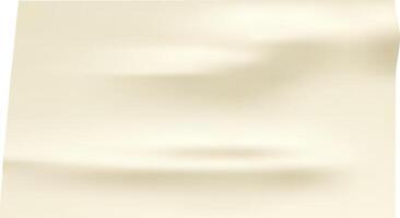 Beige sheet of paper featuring delicate wrinkles and soft shadows, creating a smooth and elegant background perfect for various design projects and artistic presentations vector