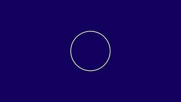 Dynamic visual journey through concentric circles exploring minimalism and focal transformations video
