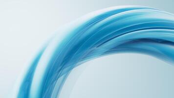 Flowing twisted 3d blue cloth background video