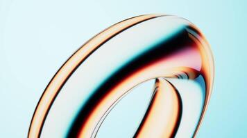 Abstract colorful gradient glass background with smooth transition of color video