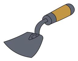 Trowel Tool isolated on white background vector