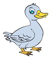 A goose on white background.eps vector