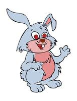 Rabbit isolated on white background vector