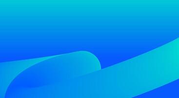 Blue gradient blend shape background vector