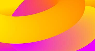 Orange magenta gradient blend background vector