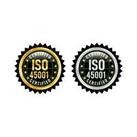 Certified Company Certificate ISO Blue, Quality Certificate, iso mark certification vector