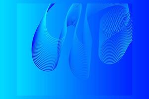Abstract Blue Curves Mesh Gradient Background Wallpaper vector