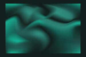 Abstract Green Fluid Background vector