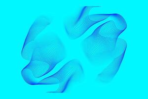 Abstract Blue Wave Pattern Background Wallpaper design vector