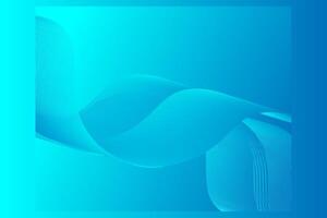 Abstract Blue Curve Background vector