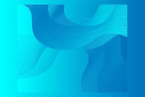 Abstract Blue Curves Background vector