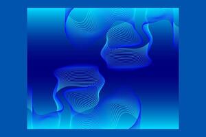 Glowing Abstract Blue Wave Mesh Gradient Background Wallpaper template vector