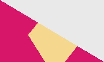 pink and yellow triangle background vector
