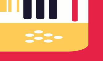 flat modern minimalist colorful background vector