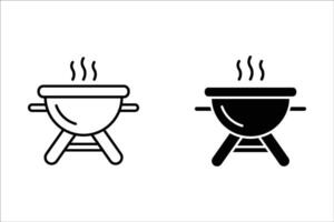 BBQ icon. sign for mobile concept and web design. illustration vector