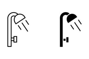 Shower Icon, for mobile concept and web design. illustration vector
