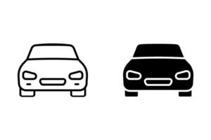Car icon set. for mobile concept and web design. illustration vector