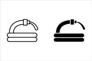 Hose icon. sign for mobile concept and web design. illustration vector