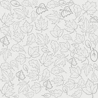 background fill texture of autumn leaves on white background vector