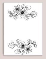 Isolated Colorful Line Frame Icon Leaf Floral Border Divider with Circular, rectangle vector