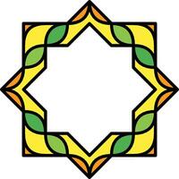Intricate Decorative Abstract Design With Geometric Shapes and Colorful Patterns vector