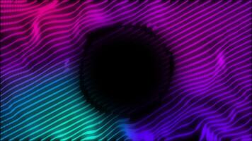 3d background with placeholder Electric wavy pattern abstract background video