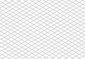 Isometric grid line guide pattern. 3d perspective paper background. Notebook sheet blank. Typography template for making notebooks production, for school. Squared grid paper. Mathematics cube pattern. vector