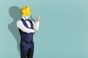 man with good idea photo