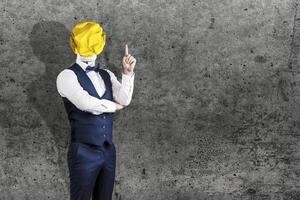 man with great idea photo