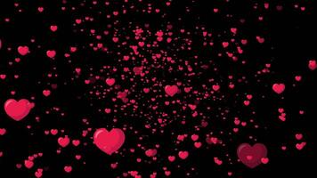 glowing red bubble animation on dark background for social media video