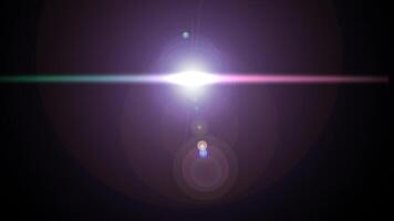 A dramatic display of lens flare and light effects creates an atmospheric visual. video
