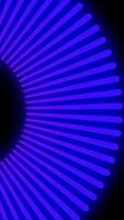 4K Seamless Loop Rotating Circle Animation Background Multi-colored with Copy Space Area video