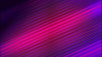 4K Seamless loop of magenta and purple gradient diagonal lines background with metallic texture video