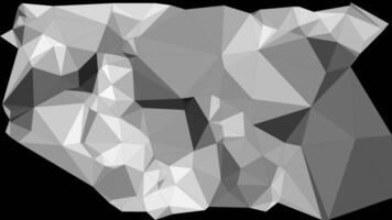 Geometric Low-Poly Abstract Loop video