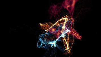 Microscopic Particle Explosion Energy Burst video