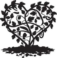 heart of the vine illustration vector