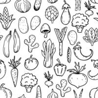 Hand drawn ink sketch. Sketches of different food. Isolated on white vector