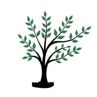 Green tree design vector