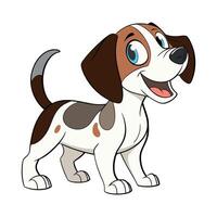 Cartoon dog design art vector