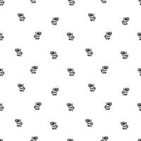Rose Seamless Pattern, roses minimal pattern vector