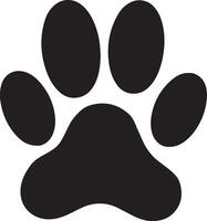 Paw silhouette Design On White Background vector