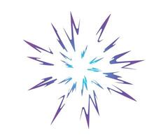 Colorful Starburst. Bomb gradient blast . Big explosion. Abstract comic book explosion flash Flash beam explosion flash glow. Anime illustration vector