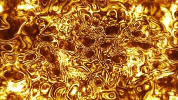 Gold liquid background animation, animated abstract golden background is suitable for footage about awards, luxury brands, luxurious, expensive and high class. video