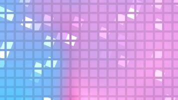 Abstract Grid Pattern with Pastel Colors, A vibrant abstract background featuring a grid pattern of squares in pastel shades of blue and pink. video