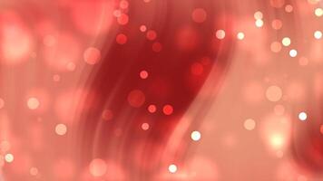 Abstract Red and Beige Bokeh Background with Soft Waves, A beautiful abstract background featuring soft, flowing waves of red and beige tones. video