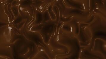 Melted Chocolate Texture, Smooth and Rich, A close-up view of a liquid chocolate surface. video